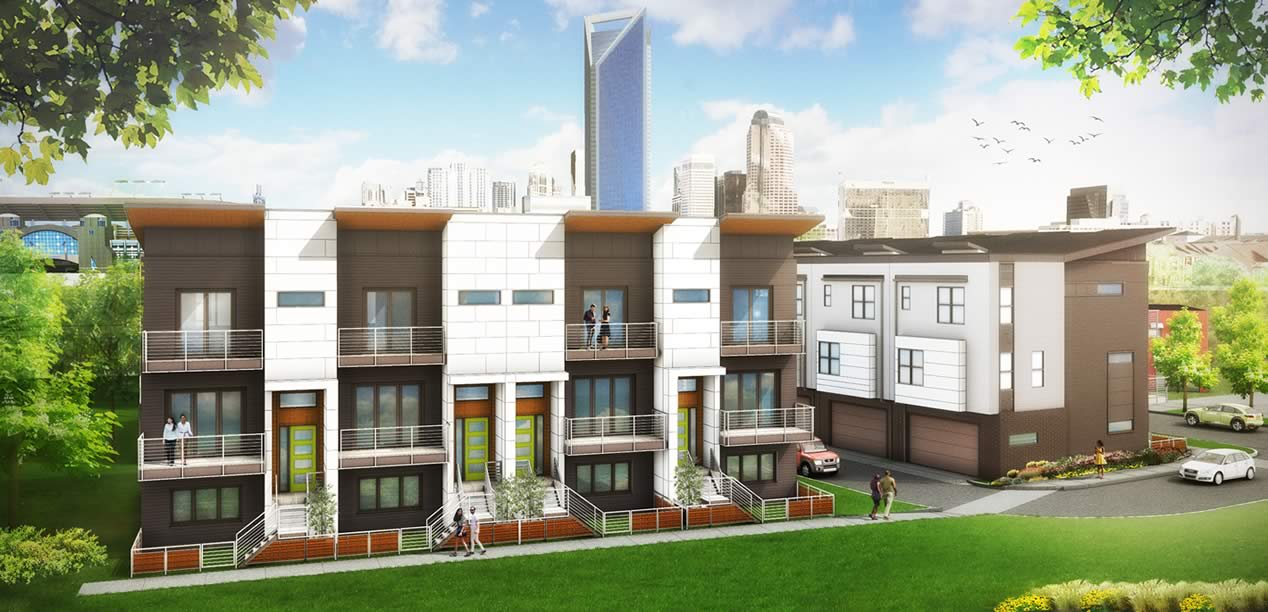 Revolve Residential Announce New South End Townhomes Lumina Towns on